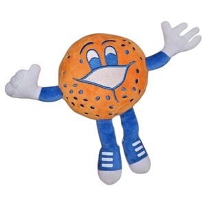 Montreal Bagel Plush Mascot Orange Blue Toy Collectible St. Viateur Depuis 1957
